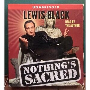 Nothing's Sacred by Lewis Black Unabridged Audiobook 5 CDs